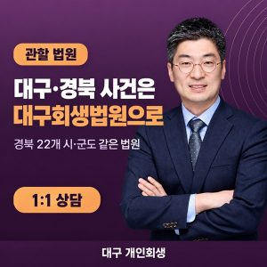 대구회생법원 관할 구역 | 대구 7구 2군과 경북 22개 시·군 접수 기준